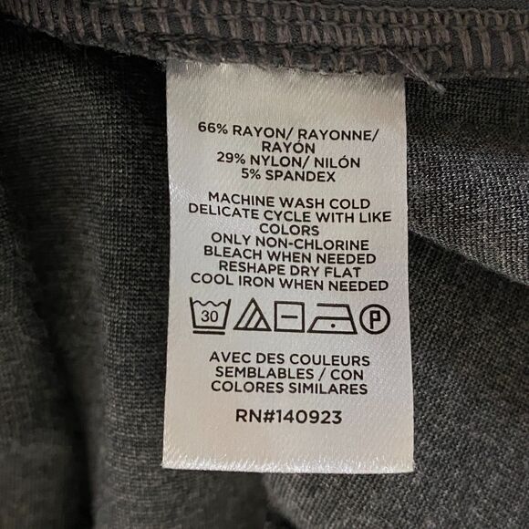 New LOFT Heathered Ponte Straight Pants Women's Size Large - Picture 4 of 7